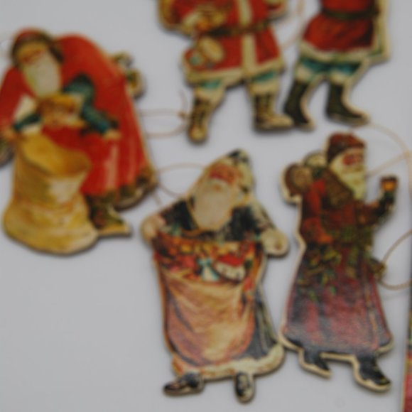 Retro 1970'sCardboard Christmas Ornaments/Decorations (Lot of 16) - Picture 2 of 10